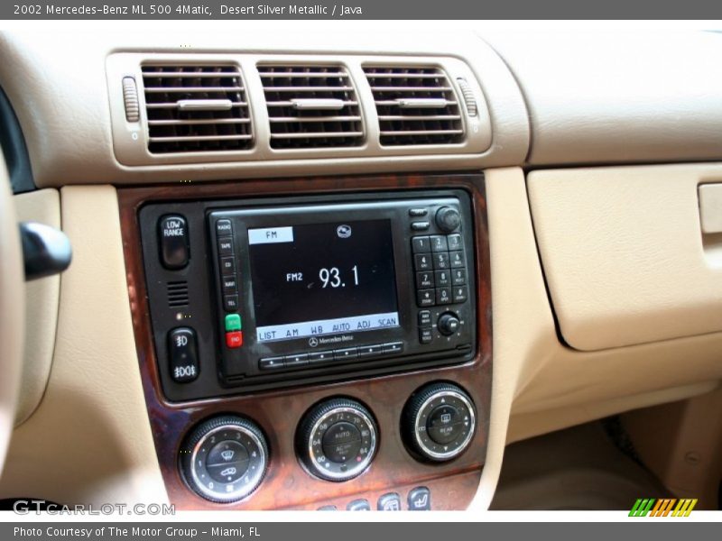 Desert Silver Metallic / Java 2002 Mercedes-Benz ML 500 4Matic