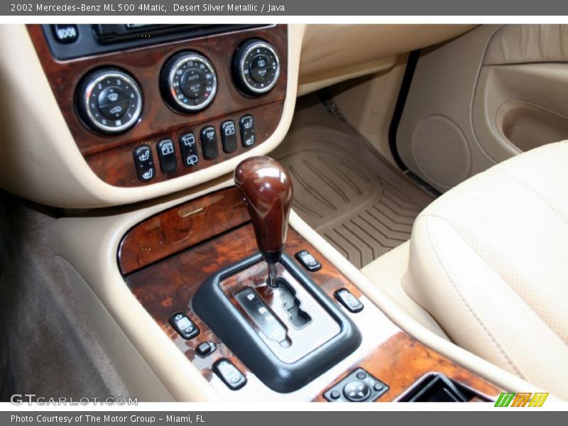Desert Silver Metallic / Java 2002 Mercedes-Benz ML 500 4Matic