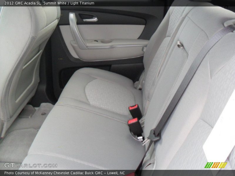 Summit White / Light Titanium 2012 GMC Acadia SL