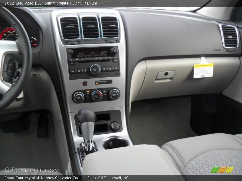 Summit White / Light Titanium 2012 GMC Acadia SL