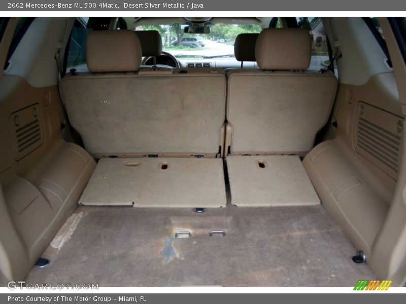 Desert Silver Metallic / Java 2002 Mercedes-Benz ML 500 4Matic