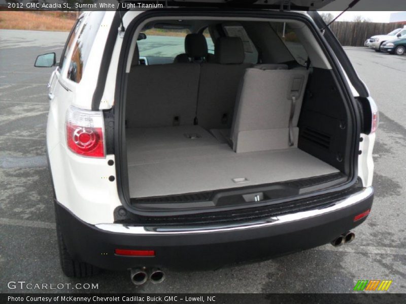 Summit White / Light Titanium 2012 GMC Acadia SL