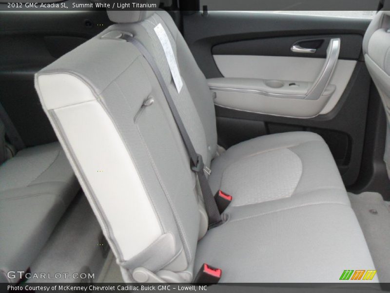 Summit White / Light Titanium 2012 GMC Acadia SL