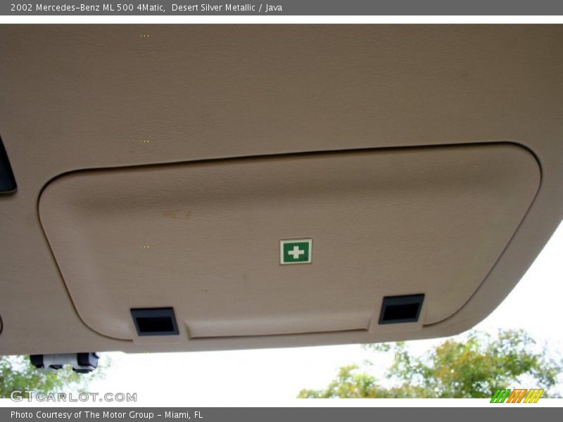 Desert Silver Metallic / Java 2002 Mercedes-Benz ML 500 4Matic