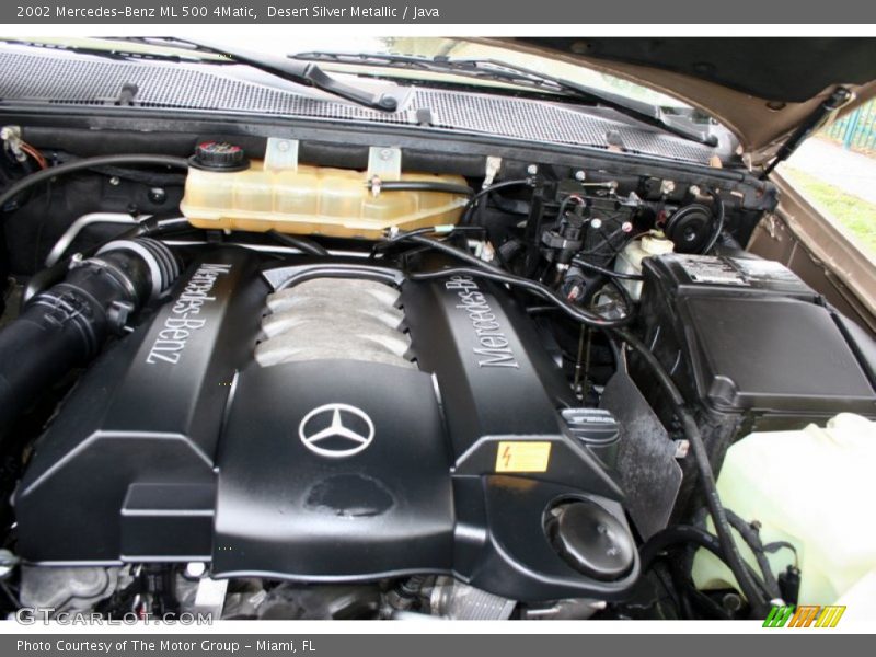 Desert Silver Metallic / Java 2002 Mercedes-Benz ML 500 4Matic