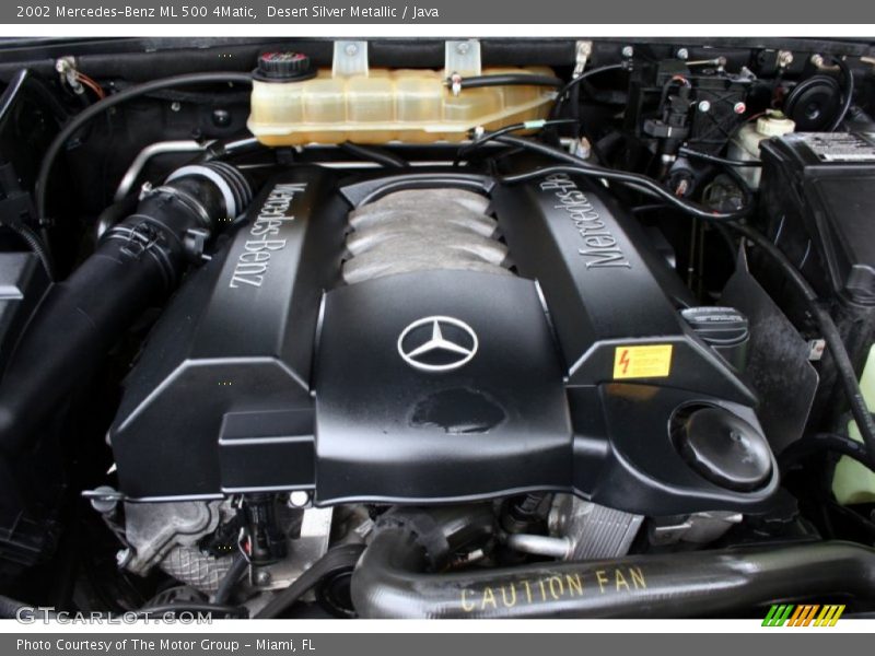 Desert Silver Metallic / Java 2002 Mercedes-Benz ML 500 4Matic