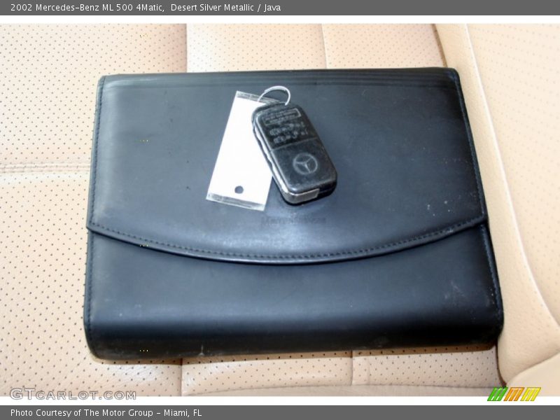 Desert Silver Metallic / Java 2002 Mercedes-Benz ML 500 4Matic