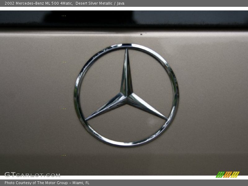 Desert Silver Metallic / Java 2002 Mercedes-Benz ML 500 4Matic