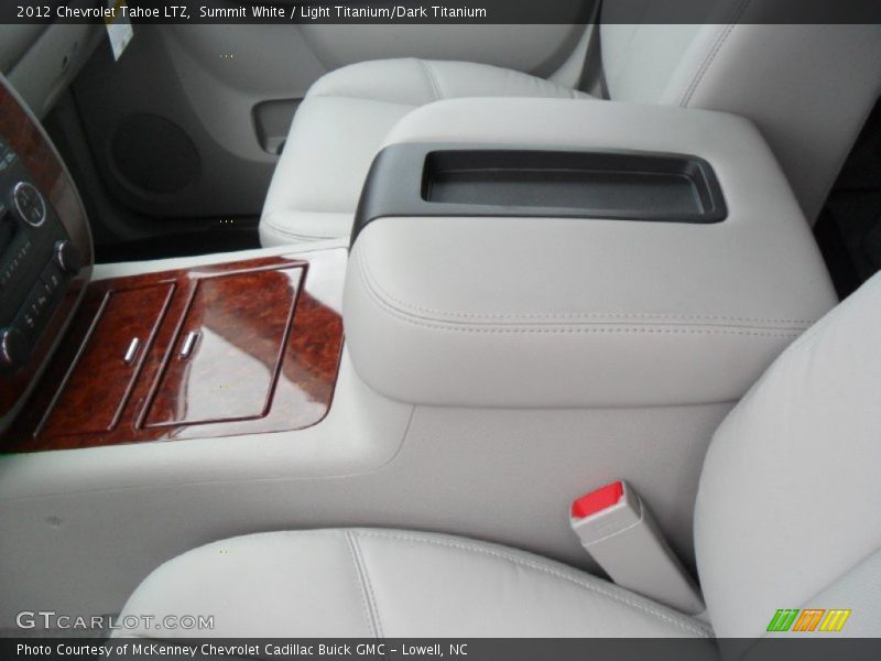 Summit White / Light Titanium/Dark Titanium 2012 Chevrolet Tahoe LTZ