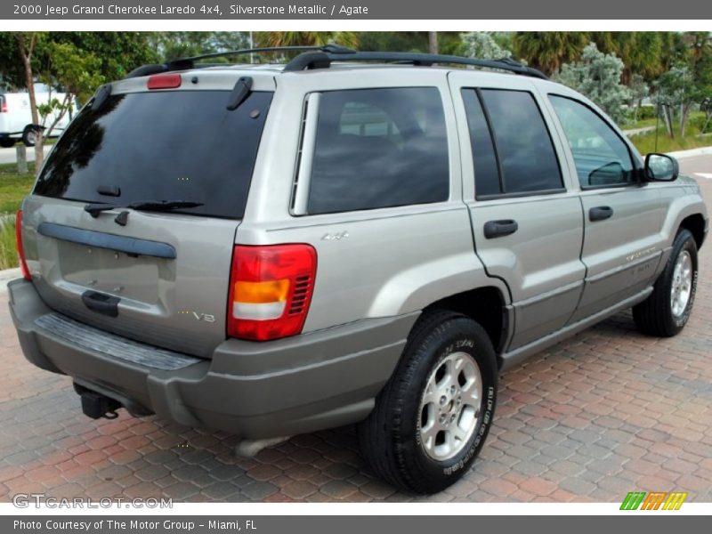 Silverstone Metallic / Agate 2000 Jeep Grand Cherokee Laredo 4x4