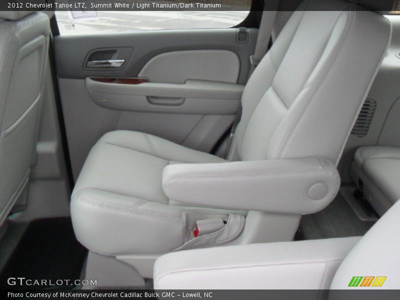 Summit White / Light Titanium/Dark Titanium 2012 Chevrolet Tahoe LTZ