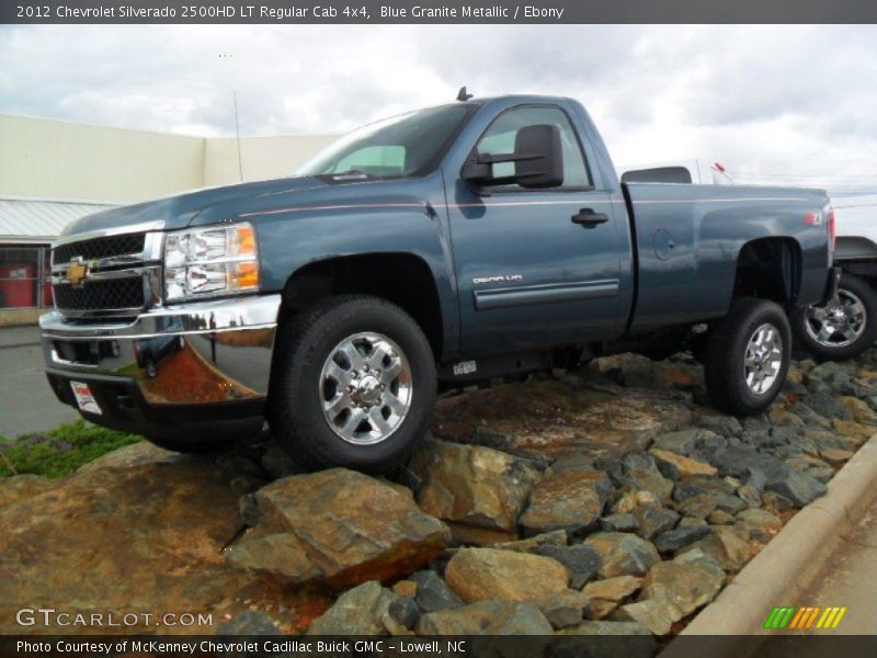 Blue Granite Metallic / Ebony 2012 Chevrolet Silverado 2500HD LT Regular Cab 4x4