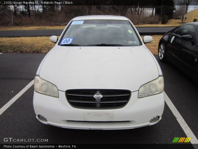 Icelandic Pearl / Black 2000 Nissan Maxima SE