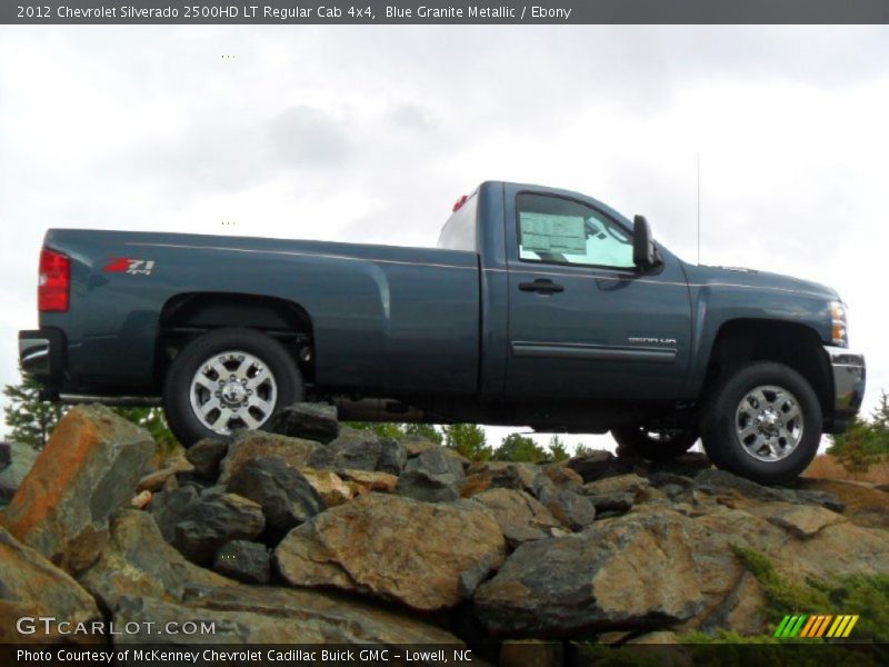 Blue Granite Metallic / Ebony 2012 Chevrolet Silverado 2500HD LT Regular Cab 4x4