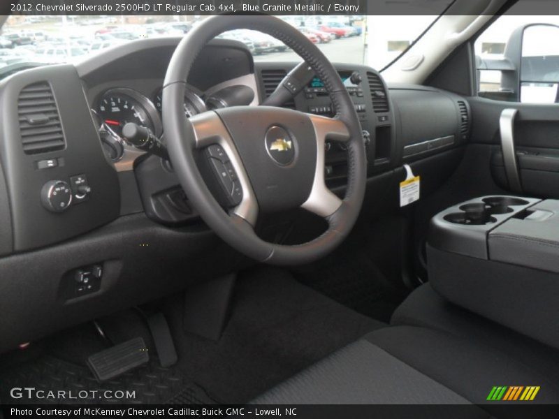 Blue Granite Metallic / Ebony 2012 Chevrolet Silverado 2500HD LT Regular Cab 4x4