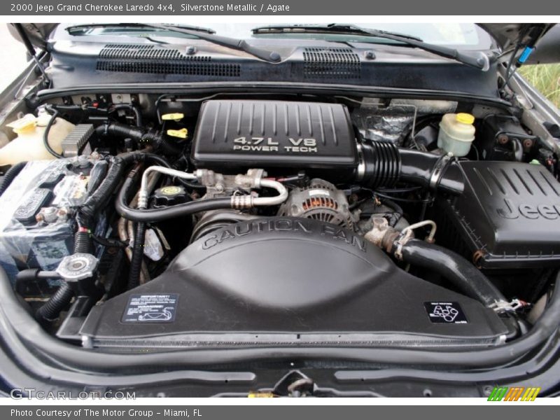  2000 Grand Cherokee Laredo 4x4 Engine - 4.7 Liter SOHC 16-Valve V8