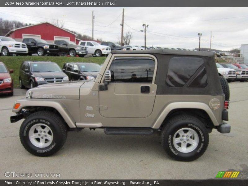 Light Khaki Metallic / Khaki 2004 Jeep Wrangler Sahara 4x4