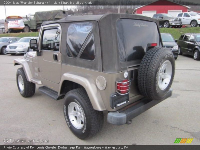 Light Khaki Metallic / Khaki 2004 Jeep Wrangler Sahara 4x4