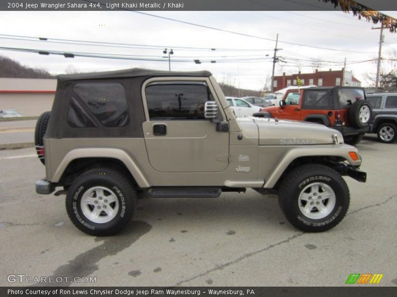 Light Khaki Metallic / Khaki 2004 Jeep Wrangler Sahara 4x4