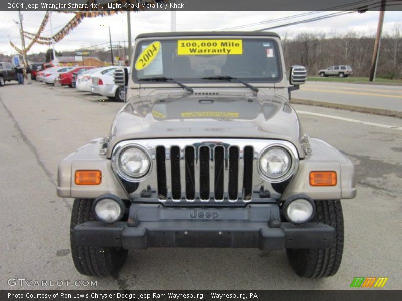 Light Khaki Metallic / Khaki 2004 Jeep Wrangler Sahara 4x4