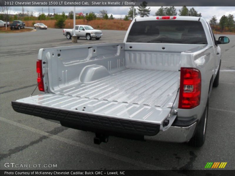 Silver Ice Metallic / Ebony 2012 Chevrolet Silverado 1500 LT Extended Cab