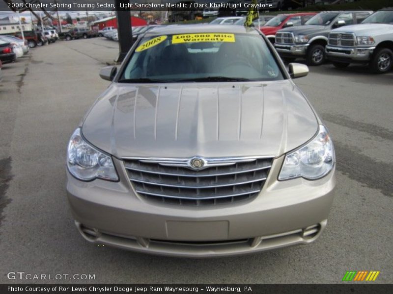 Light Sandstone Metallic / Dark Khaki/Light Graystone 2008 Chrysler Sebring Touring Sedan