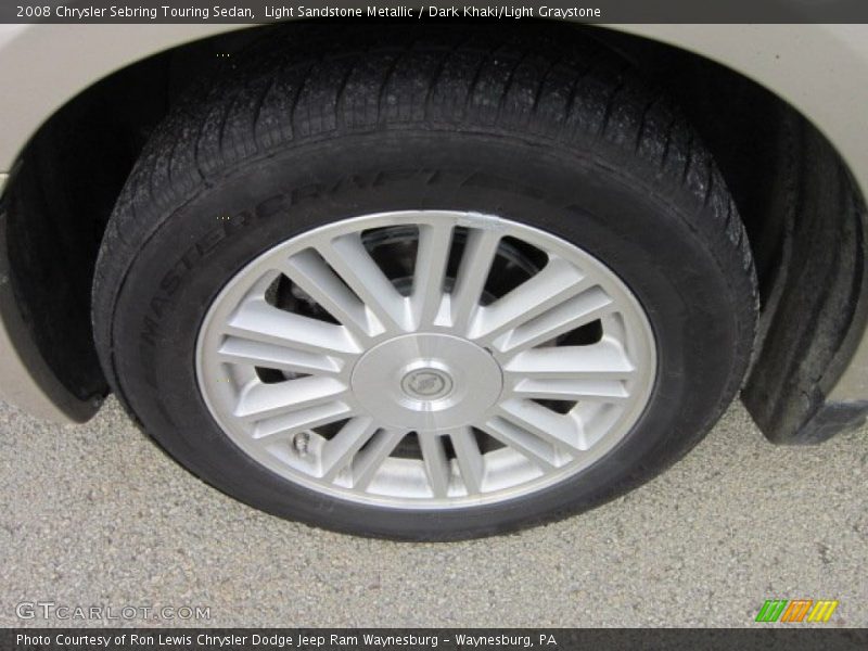 Light Sandstone Metallic / Dark Khaki/Light Graystone 2008 Chrysler Sebring Touring Sedan