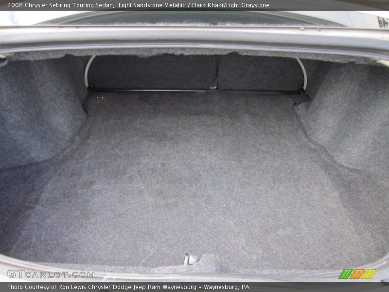  2008 Sebring Touring Sedan Trunk