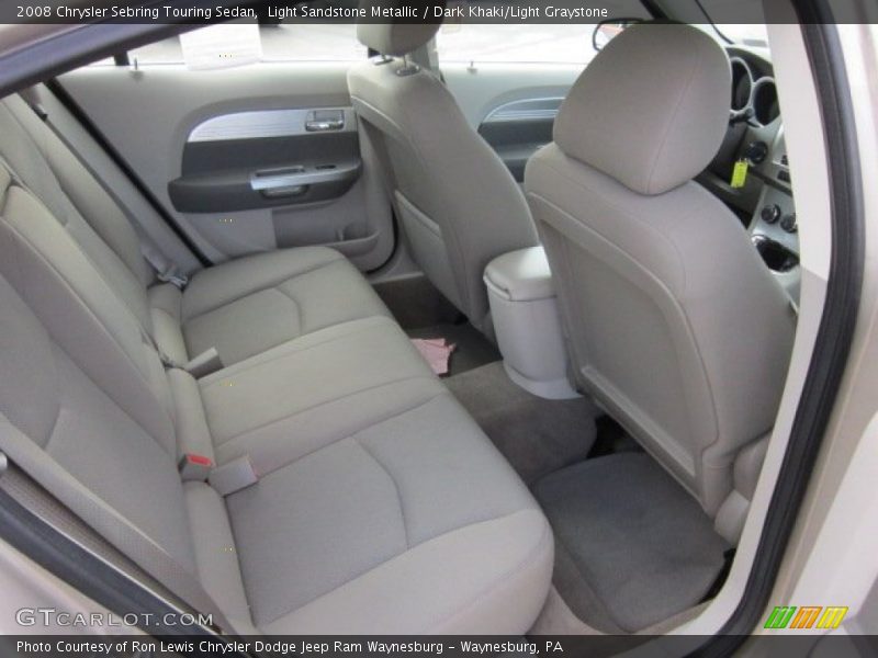 Light Sandstone Metallic / Dark Khaki/Light Graystone 2008 Chrysler Sebring Touring Sedan