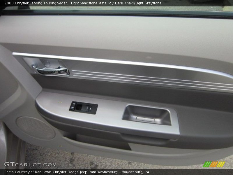 Light Sandstone Metallic / Dark Khaki/Light Graystone 2008 Chrysler Sebring Touring Sedan