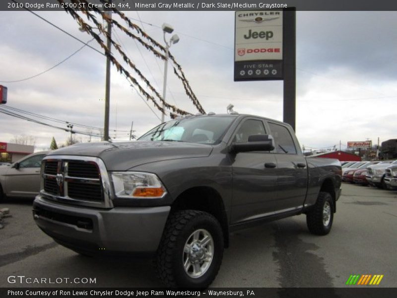 Mineral Gray Metallic / Dark Slate/Medium Graystone 2010 Dodge Ram 2500 ST Crew Cab 4x4