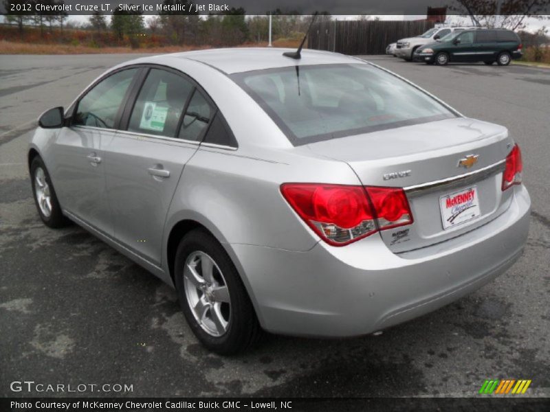 Silver Ice Metallic / Jet Black 2012 Chevrolet Cruze LT