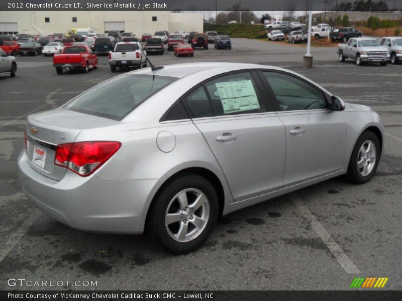Silver Ice Metallic / Jet Black 2012 Chevrolet Cruze LT