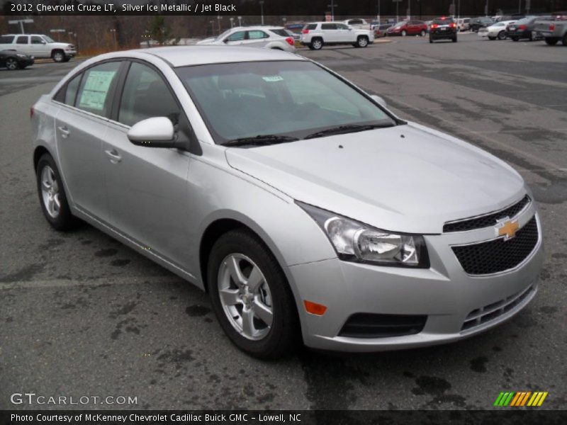 Silver Ice Metallic / Jet Black 2012 Chevrolet Cruze LT