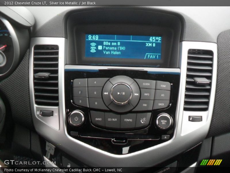 Silver Ice Metallic / Jet Black 2012 Chevrolet Cruze LT