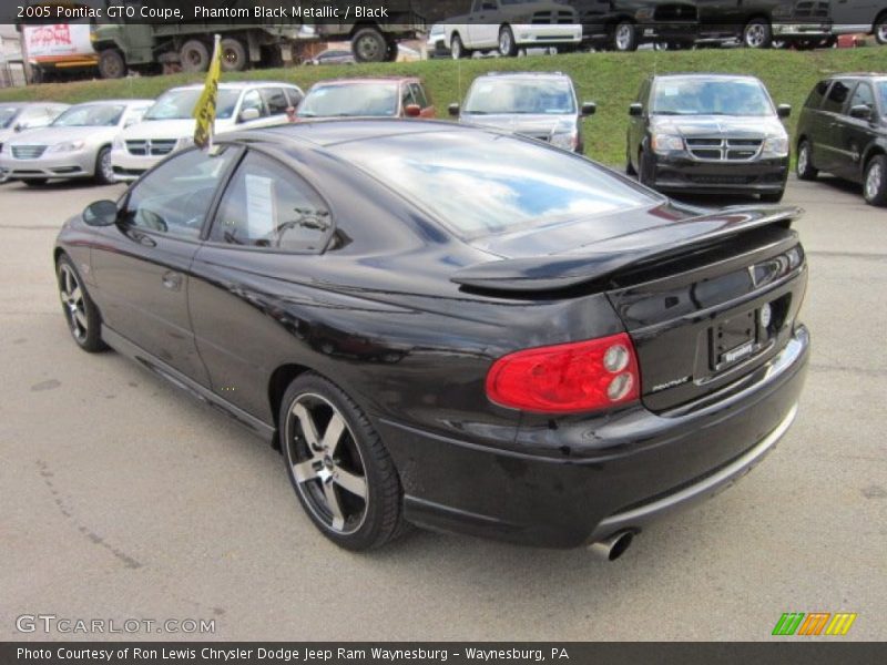 Phantom Black Metallic / Black 2005 Pontiac GTO Coupe