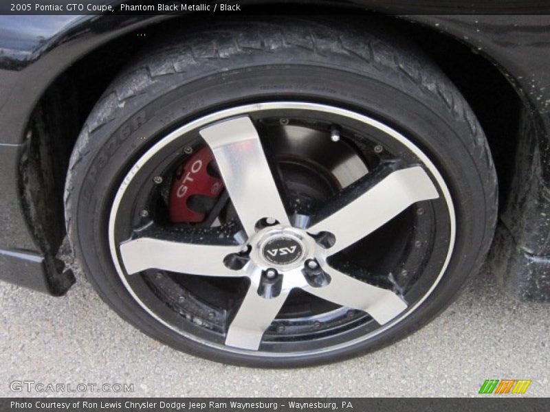 Custom Wheels of 2005 GTO Coupe