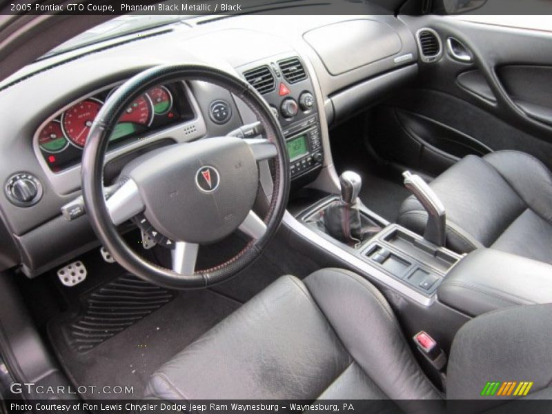 Phantom Black Metallic / Black 2005 Pontiac GTO Coupe