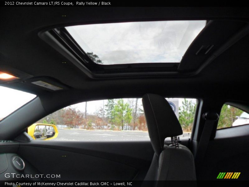 Rally Yellow / Black 2012 Chevrolet Camaro LT/RS Coupe