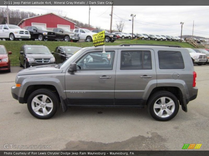 Mineral Gray Metallic / Dark Slate Gray 2011 Jeep Patriot Latitude 4x4