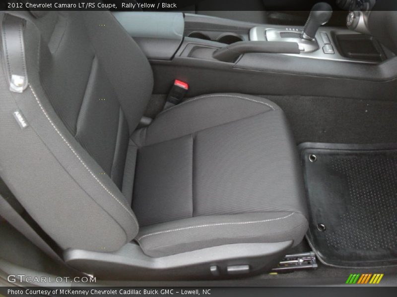 Rally Yellow / Black 2012 Chevrolet Camaro LT/RS Coupe