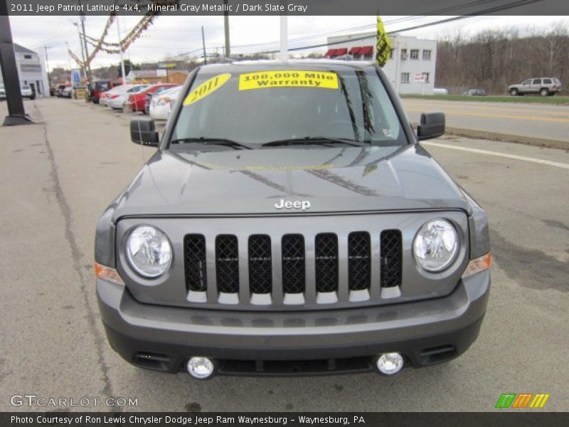Mineral Gray Metallic / Dark Slate Gray 2011 Jeep Patriot Latitude 4x4