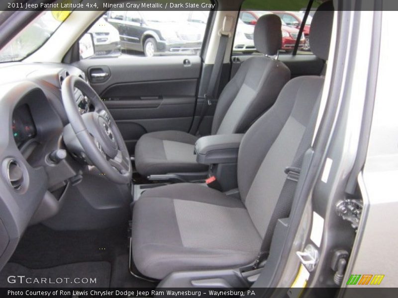 Mineral Gray Metallic / Dark Slate Gray 2011 Jeep Patriot Latitude 4x4