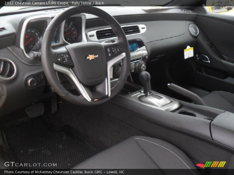 Black Interior - 2012 Camaro LT/RS Coupe 