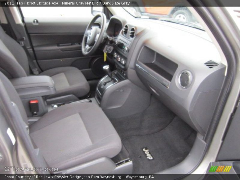 Mineral Gray Metallic / Dark Slate Gray 2011 Jeep Patriot Latitude 4x4