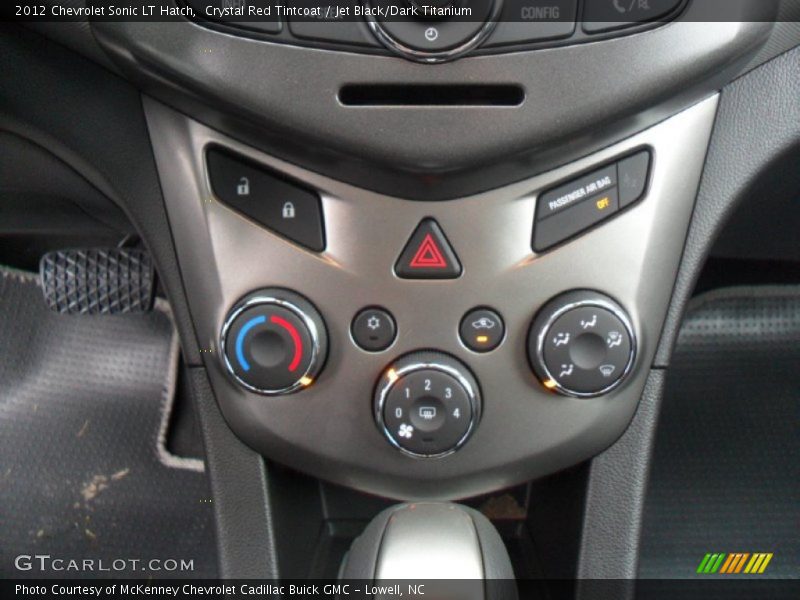 Crystal Red Tintcoat / Jet Black/Dark Titanium 2012 Chevrolet Sonic LT Hatch