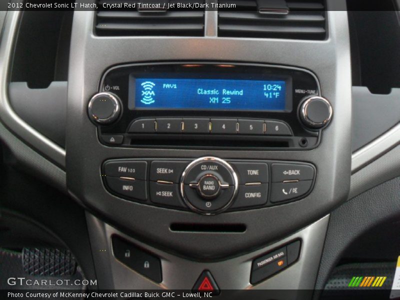 Crystal Red Tintcoat / Jet Black/Dark Titanium 2012 Chevrolet Sonic LT Hatch