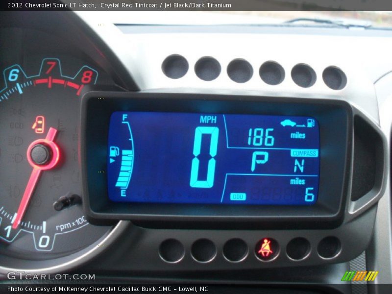Crystal Red Tintcoat / Jet Black/Dark Titanium 2012 Chevrolet Sonic LT Hatch