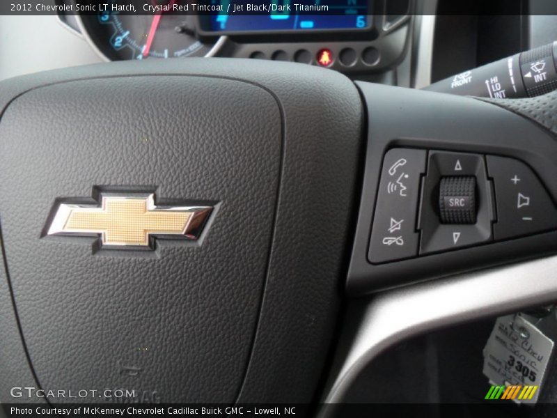 Crystal Red Tintcoat / Jet Black/Dark Titanium 2012 Chevrolet Sonic LT Hatch