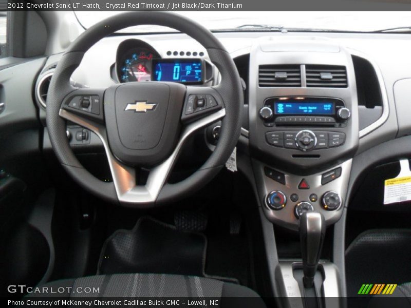 Crystal Red Tintcoat / Jet Black/Dark Titanium 2012 Chevrolet Sonic LT Hatch